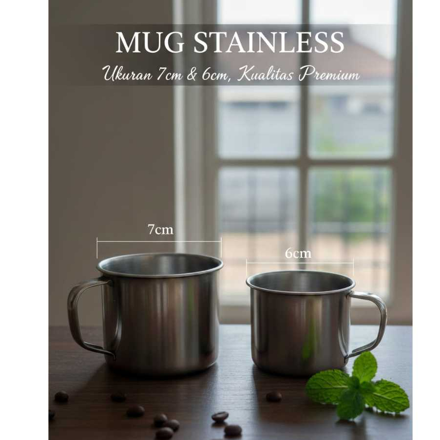 Cangkir Stainless / Cangkir Kopi / Gelas Stainless / Gelas Kopi / cangkir stainless kecil / gelas st