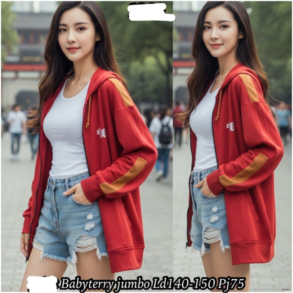 jaket hoodie kaos babytery jumbo