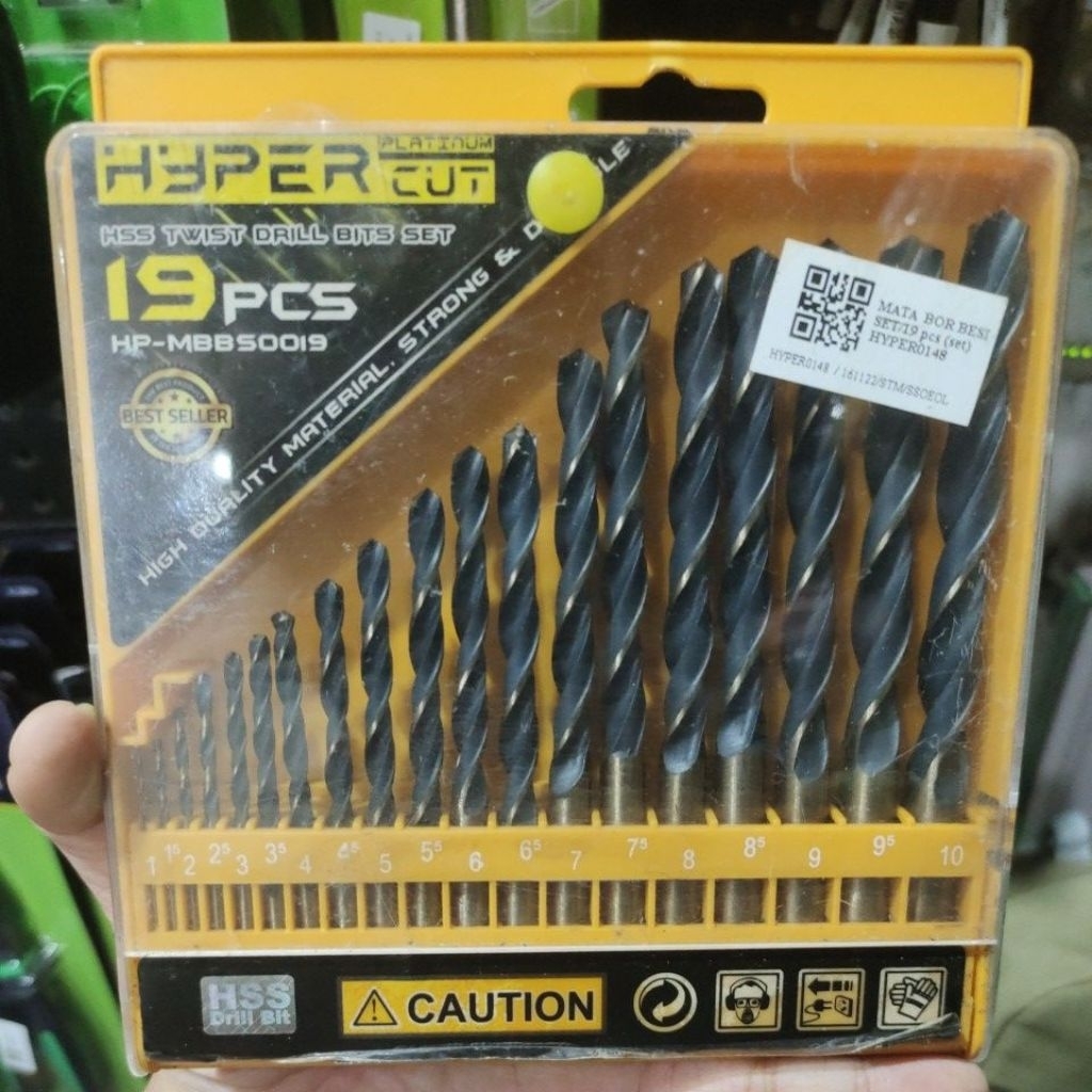 HYPER MATA BOR BESI SET 19 PCS