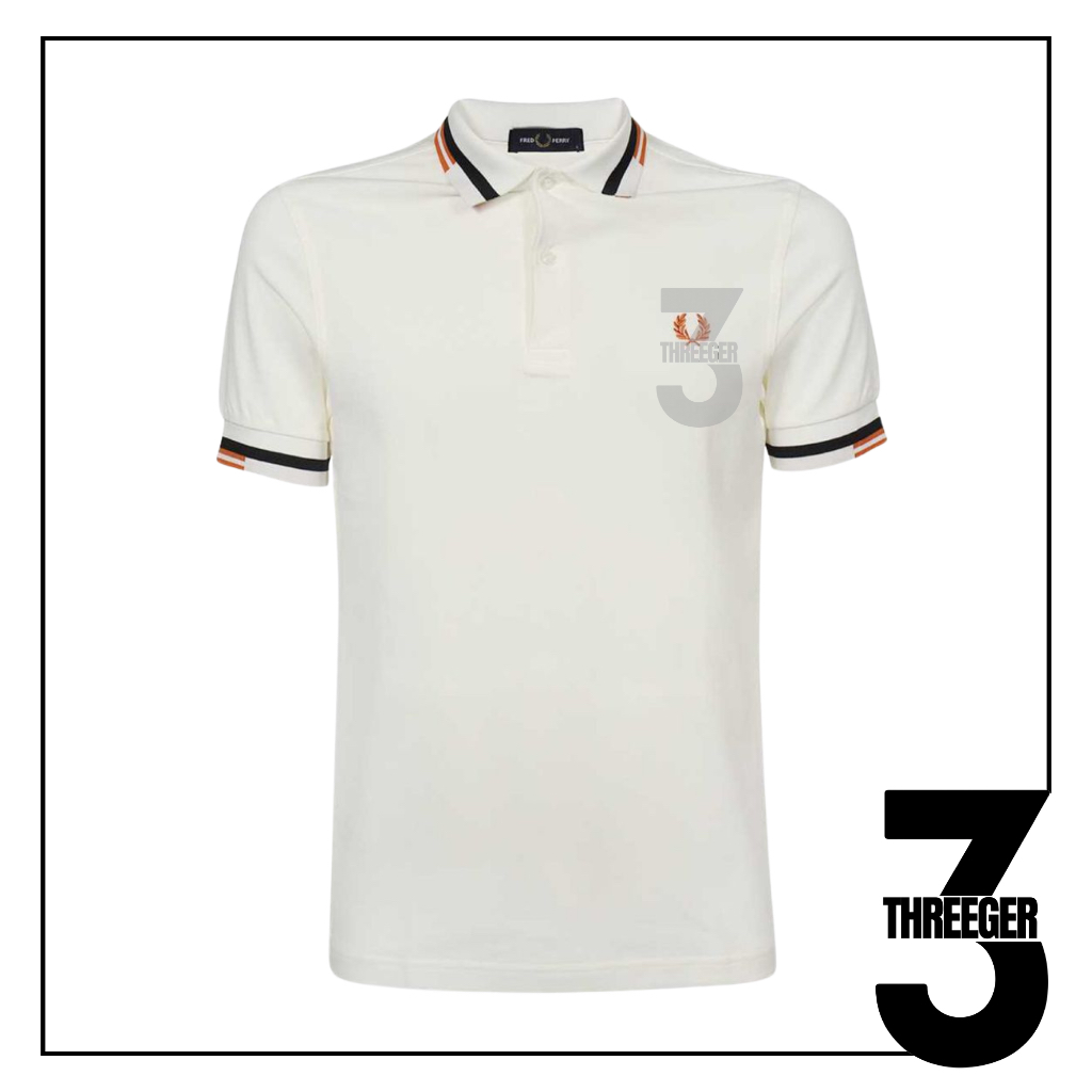 Fred Perry Abstract Collar Polo Black Original / Polo Fred Perry Original