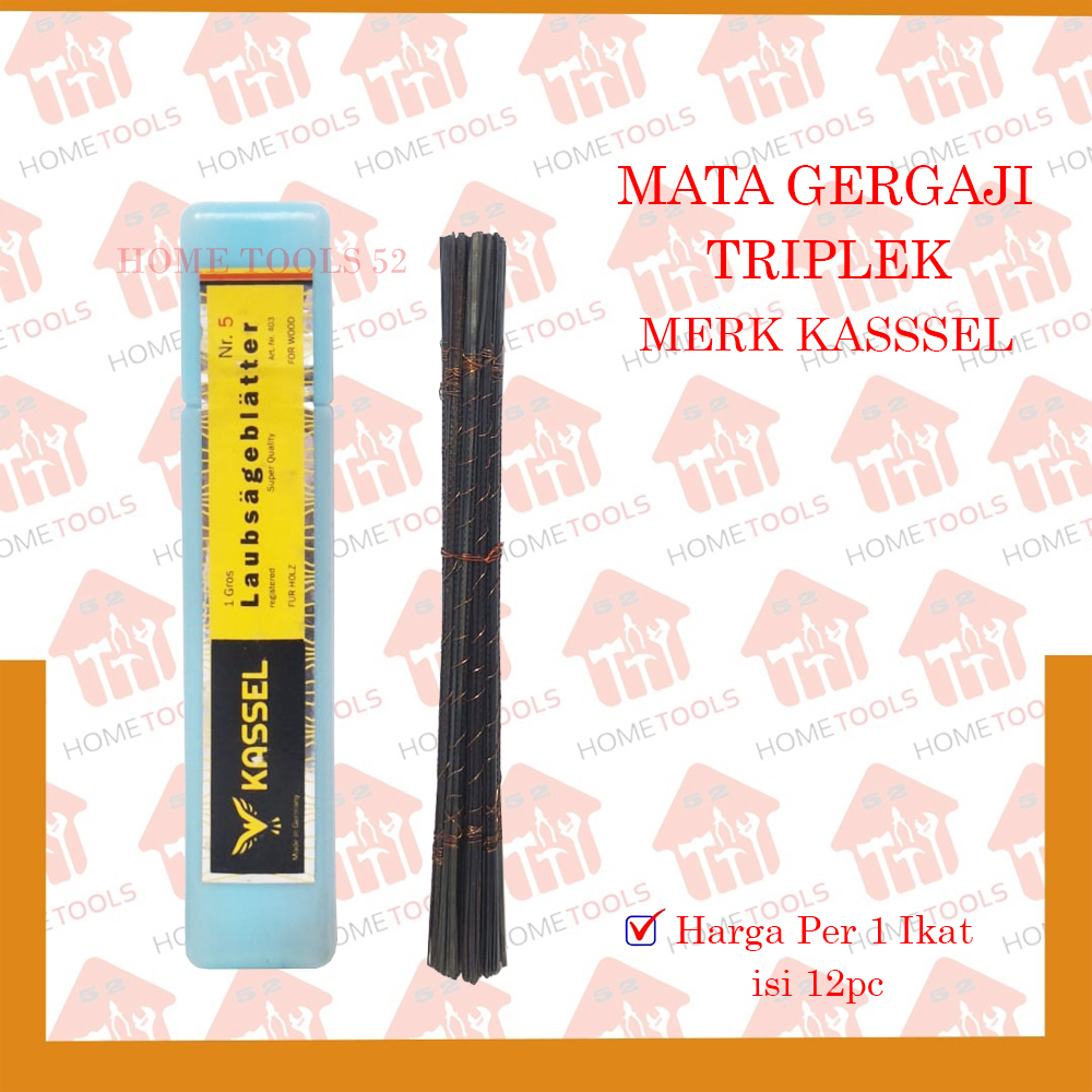 Mata Gergaji Ukir Isi 12 Pcs (1 IKAT)/ Mata Gergaji Triplek Kayu KASSEL NO.5