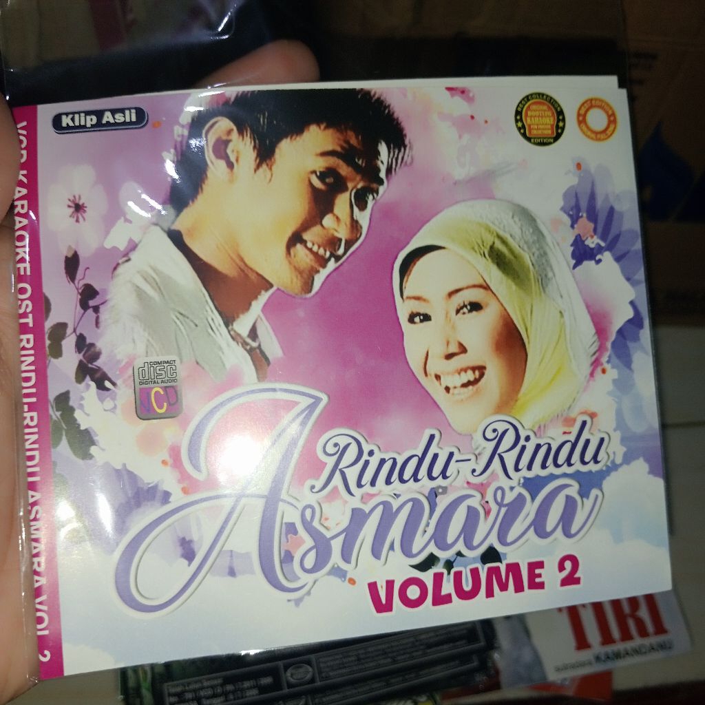 vcd karaoke gita kdi soundtrack rindu rindu asmara vol 2