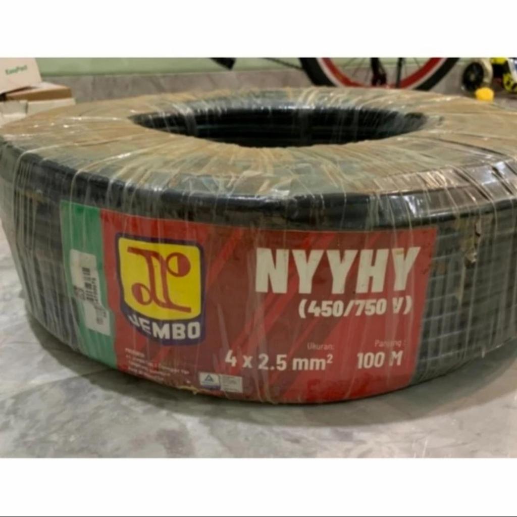 Kabel Listrik Serabut NYYHY 4x2,5 4x2.5 Jembo 100 Meter (100M)