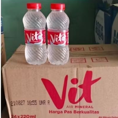 vit botol 220ml 1 dus isi 24 botol