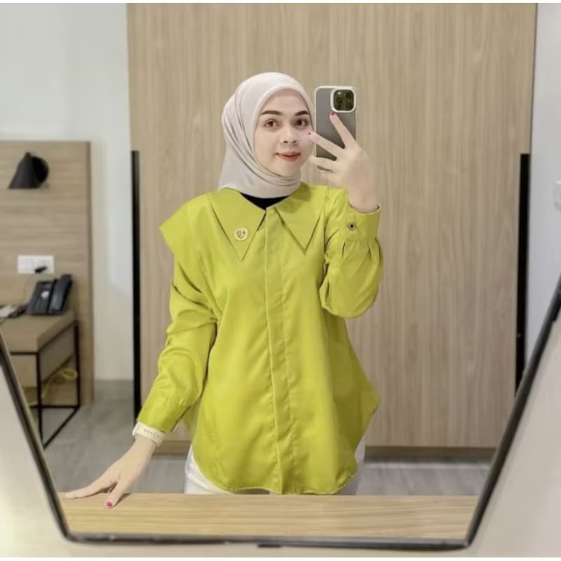 TIARALIME BLOUSE COTTON TOYOBO POLOS / BAJU KATUN TOYOBO PREMIUM