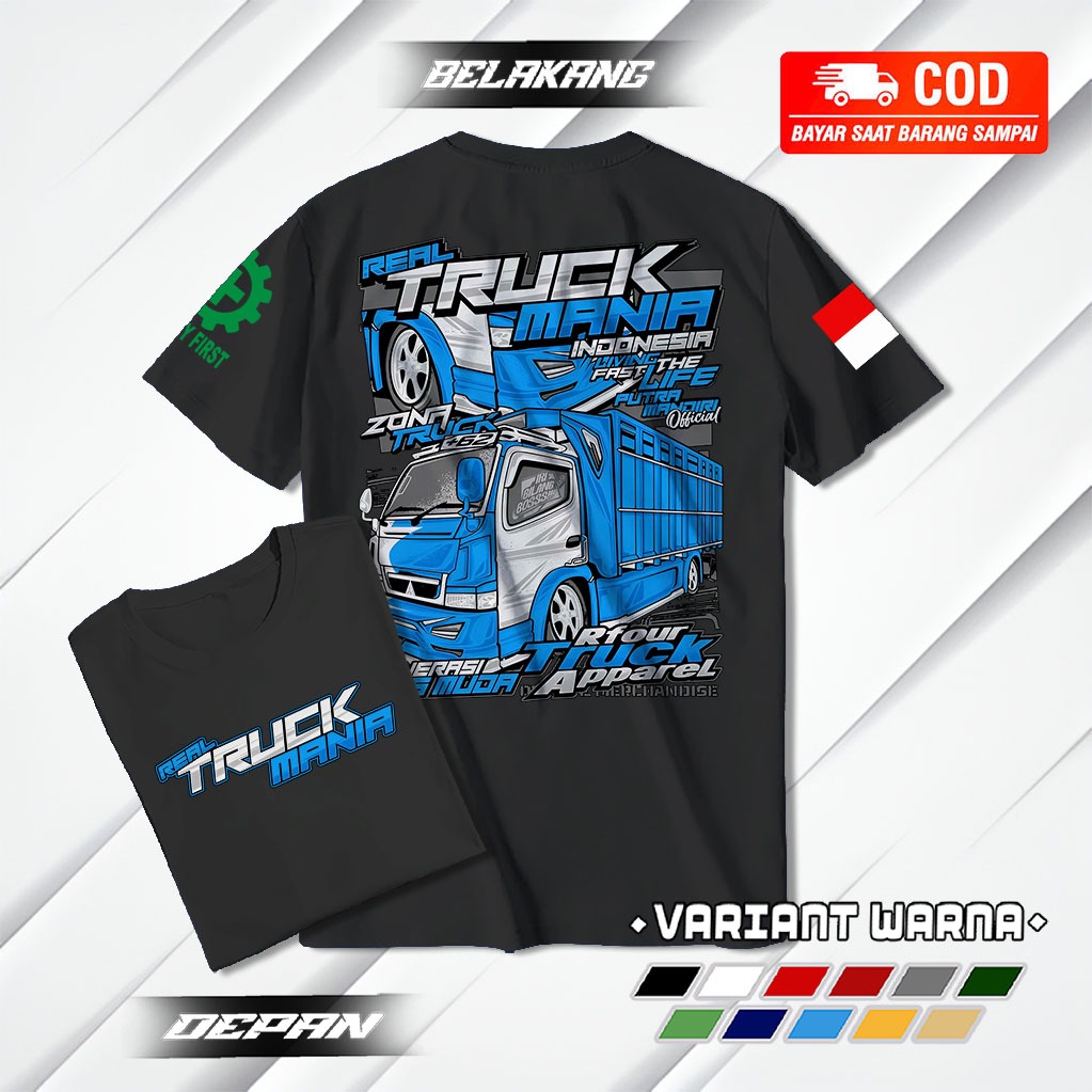KAOS Driver Truck Mania Keren untuk Pria dari Distro Kaos HINO 500 Baju Cowok Cewek Terbaru