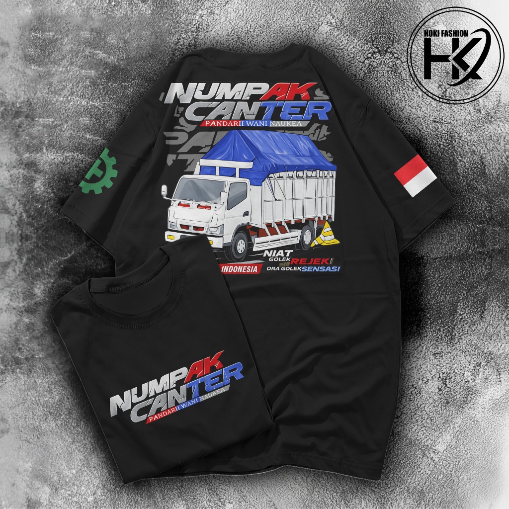 KAOS DEWASA TRUCK NUMPAK CANTER - KAOS TRUCK CABE LAOK - KAOS DISTRO - COCOK UNTUK PRIA DAN WANITA