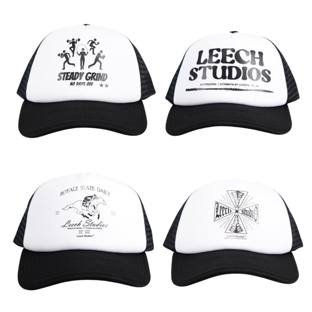 Leech.Co Truckerhat - Leech Studio New | Truckerhat | Topi Pria | Topi Baseball | Topi Unisex
