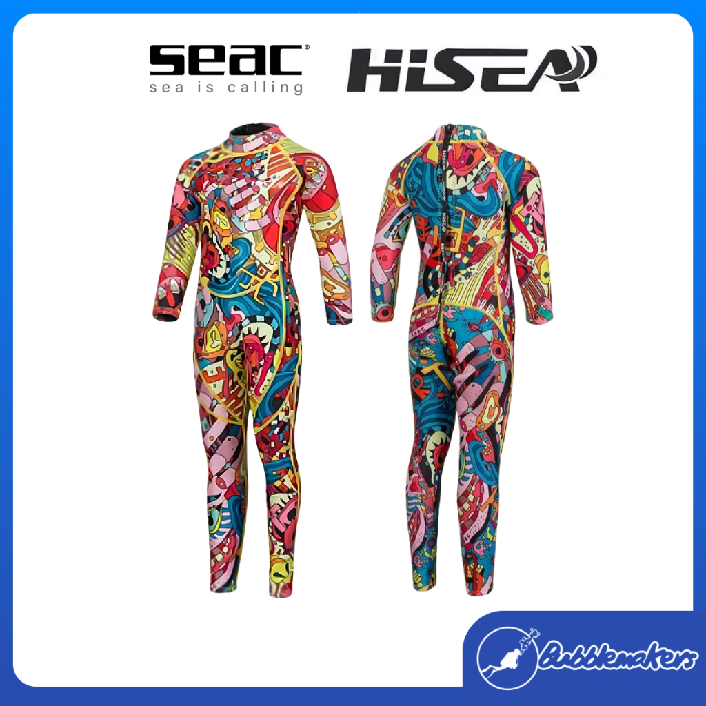 SEAC HISEA 3mm Wetsuit SIze M women [Baca Deskripsi]