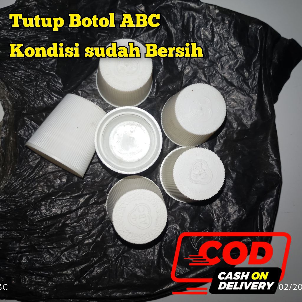 Tutup Botol Sirup ABC Bekas Sudah Bersih