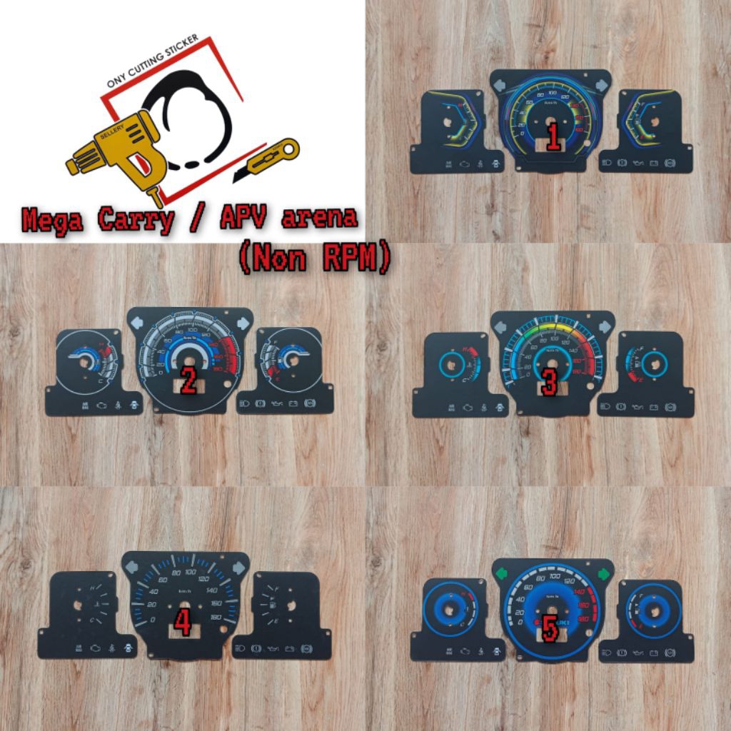 Speedometer Variasi Mega Carry / APV arena non RPM