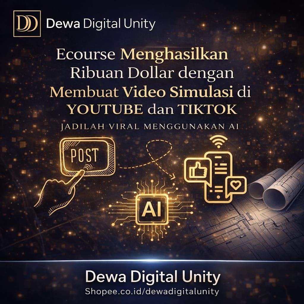 Lifetime Access Menghasilkan Ribuan Dollar dengan Membuat Video Simulasi di YOUTUBE dan TIKTOK