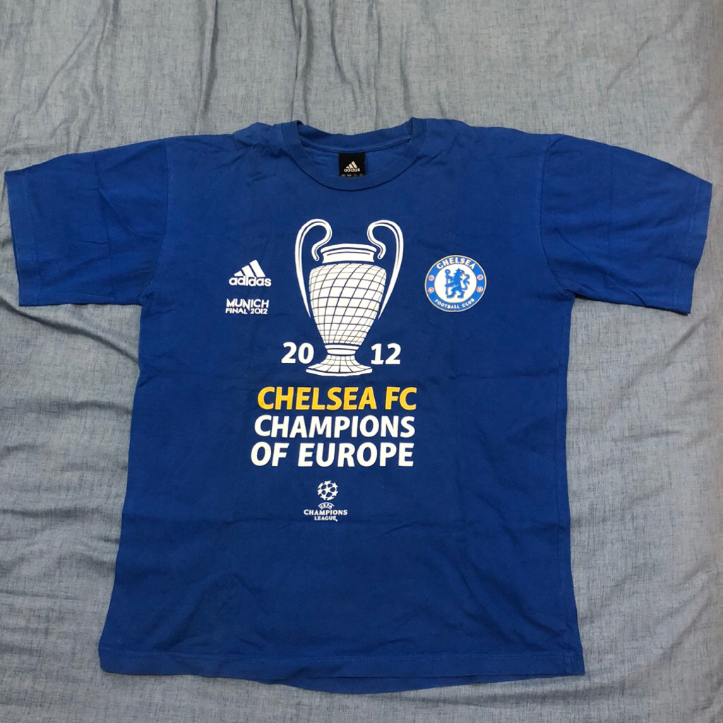 Kaos Chelsea 2012 UEFA Champions League Winner Jersey T-shirt Baju Bola