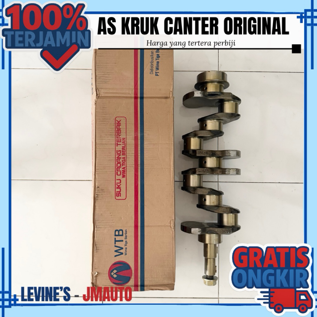 AS KRUK CANTER ORIGINAL WTB ME017354W / askruk Ps125 asli / As kruk canter assy / Crankshaft 125 / a