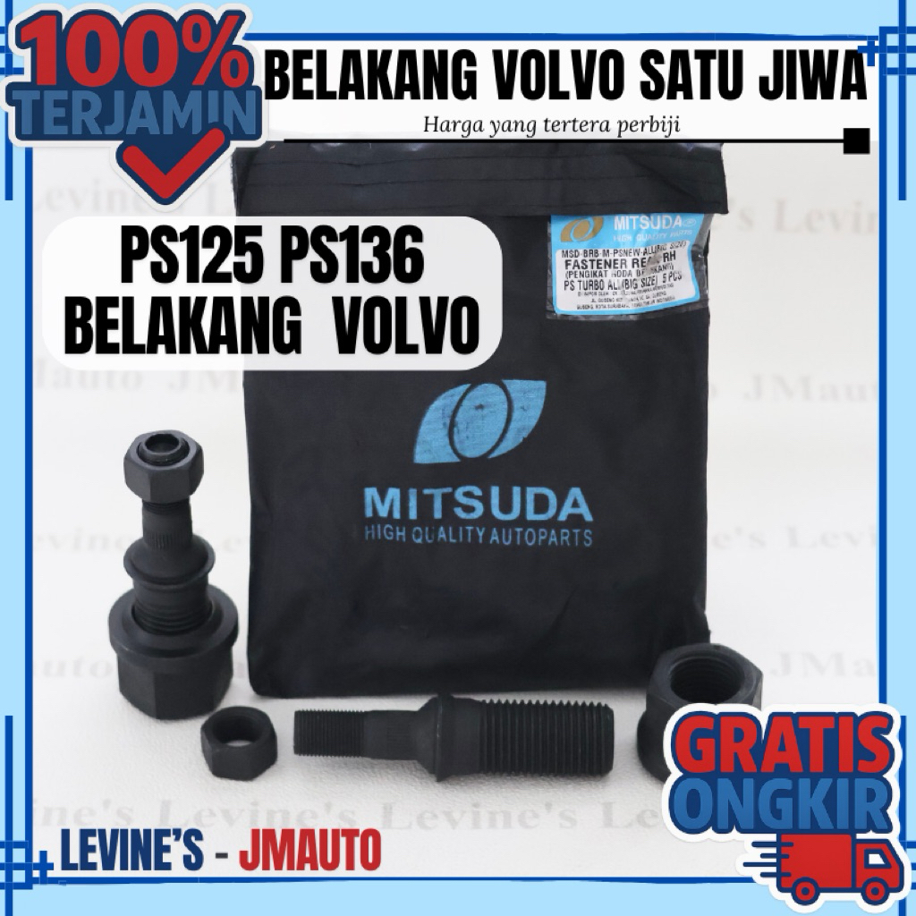 Baut roda BELAKANG CANTER VOLVO MITSUDA / baut roda canter volvo satu jiwa / baut roda HDX volvo / b
