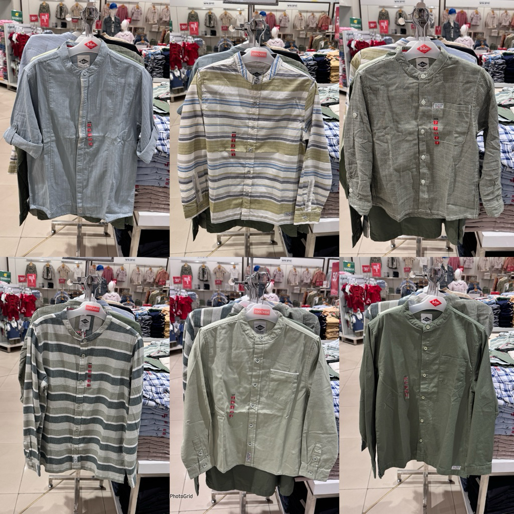 LEE COOPER KIDS - NEW Kemeja Koko Anak Laki-Laki (4-14 Tahun)