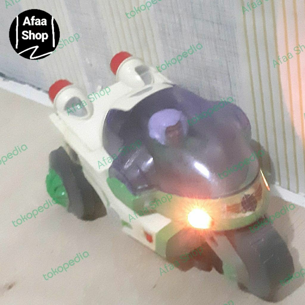 Mainan junk preloved mobil pesawat buzz lightyear toys story hua cai