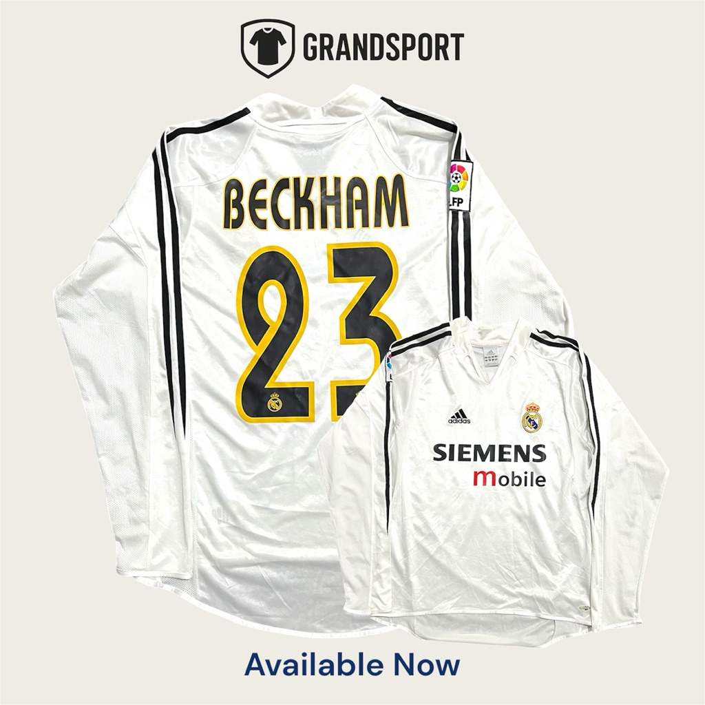 Original Real Madrid 2004/05 Home Long Sleeve