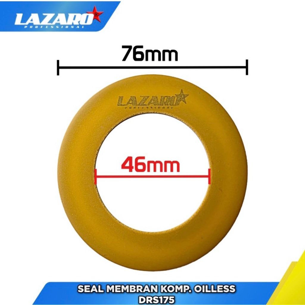 LAZARO ring piston kompresor oilless swan seal membran kompresor oiless swan