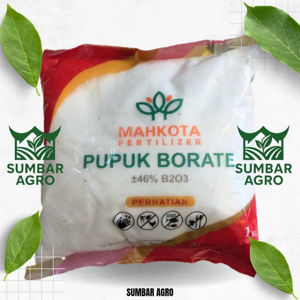 Pupuk BORATE MAHKOTA // Pupuk Boron 46% // Original MAHKOTA