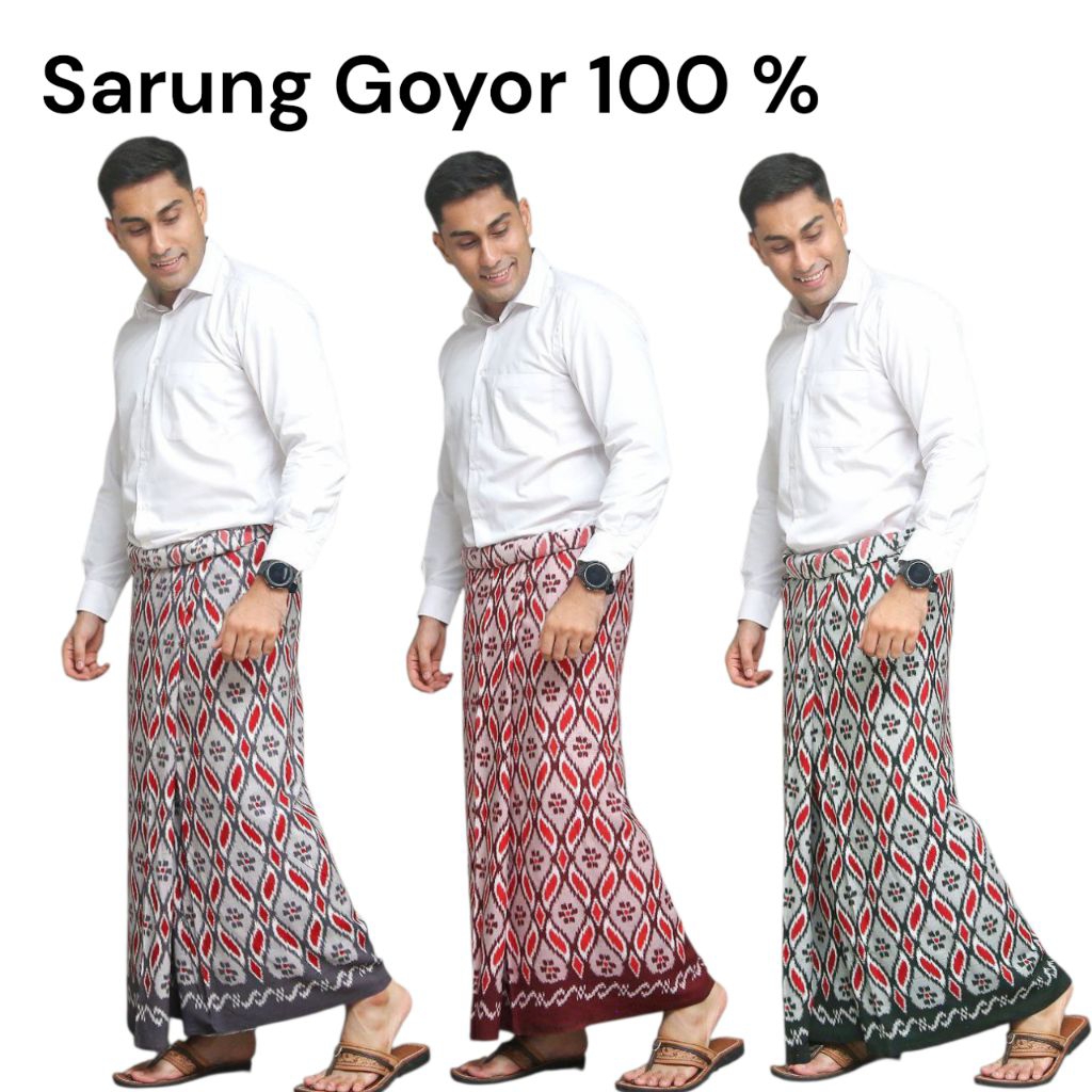 COD SARUNG GOYOR 100 % ORIGINAL Sarung Goyor Pria Premium Original 100% New Series Terbaru Motif  Ma