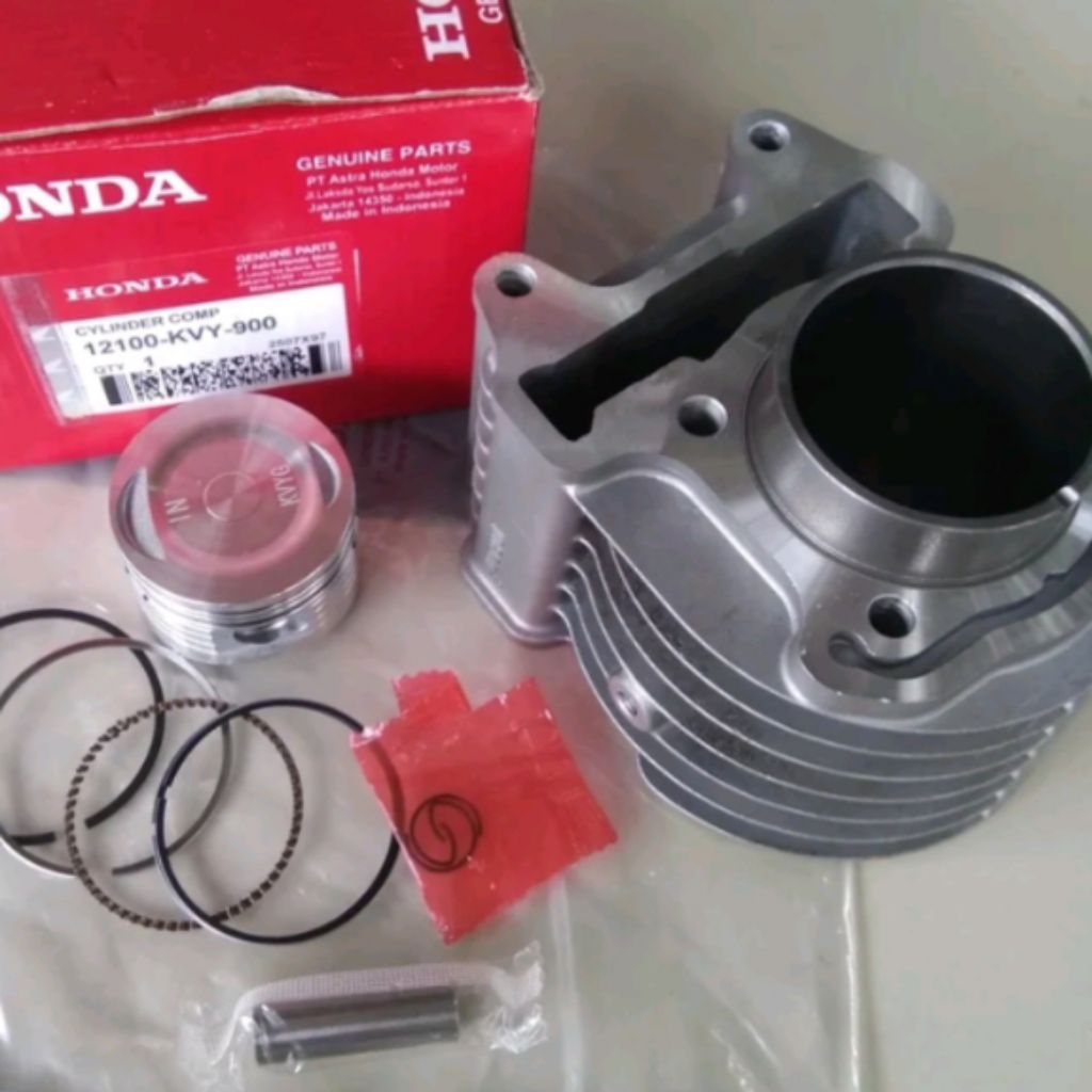 BLOCK SEHER SET ISI PISTON HONDA BEAT KARBU BARANG ORI HGP