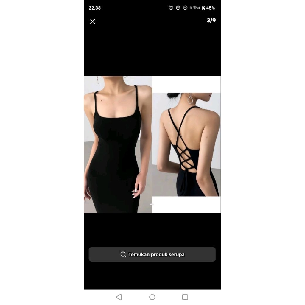 7859 vintage backless dress sexy cantik Bodycon tanpa lengan prom big size Wanita midi dress terbaru