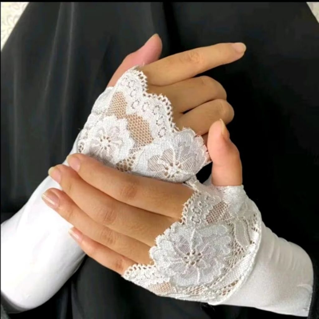 manset tangan rendah jempol umroh manset tangan premium