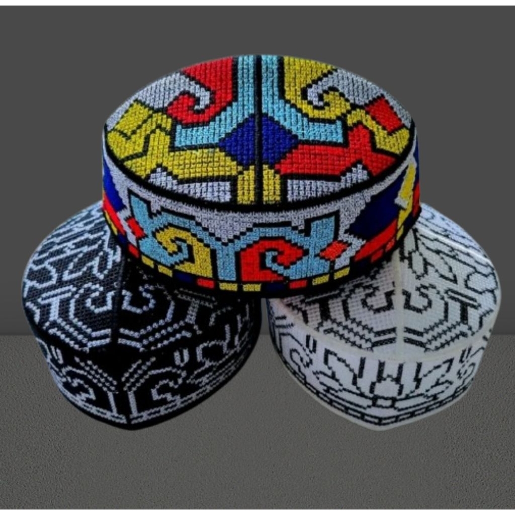 peci pakistan exclusive/peci pakistan original full bordir premium peci kopiah pria dewasa