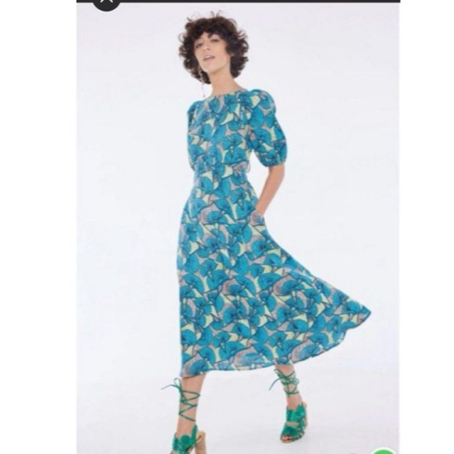 THE STORY OF - Collete zanzibar turquoise lemn dress