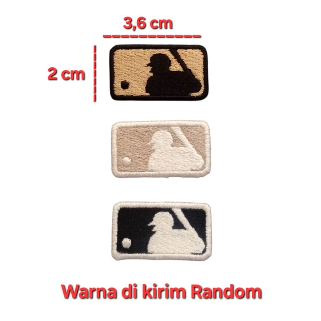 Logo Bordir MLB kualitas HD