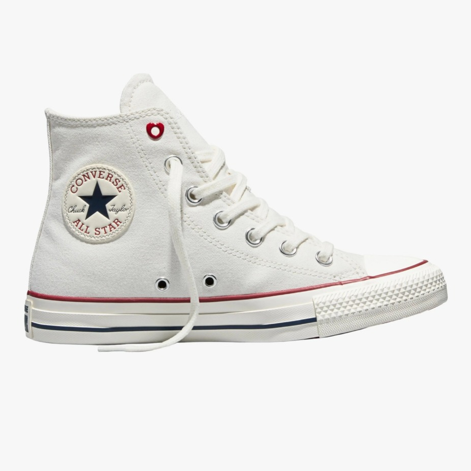 Sepatu Sneakers Wanita Converse CT AS Valentine's Day Vintage White Egret Days Ahead Red Original A1