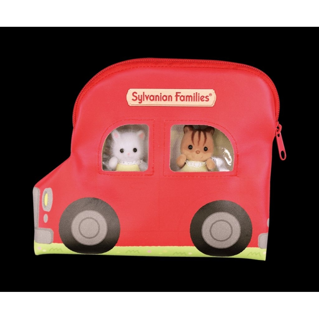 gashapon Sylvanian Families Outing Pouch & Tote Bag 2 car pouch