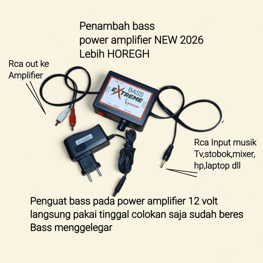 penguat bass pada power amplifier