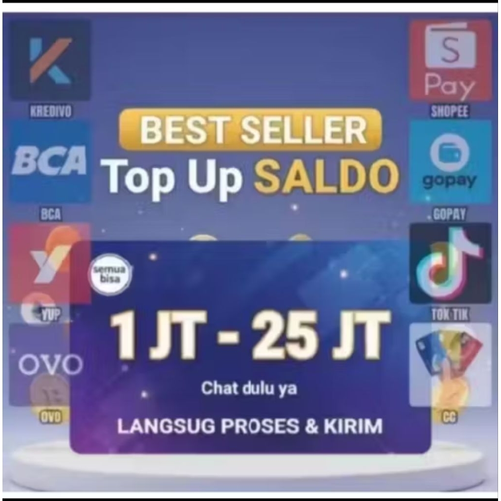 DANA Digital Cepat TOP UP Isi SALDO Dompet Elektronik Aman 24 Jam danaku isi 1pcs