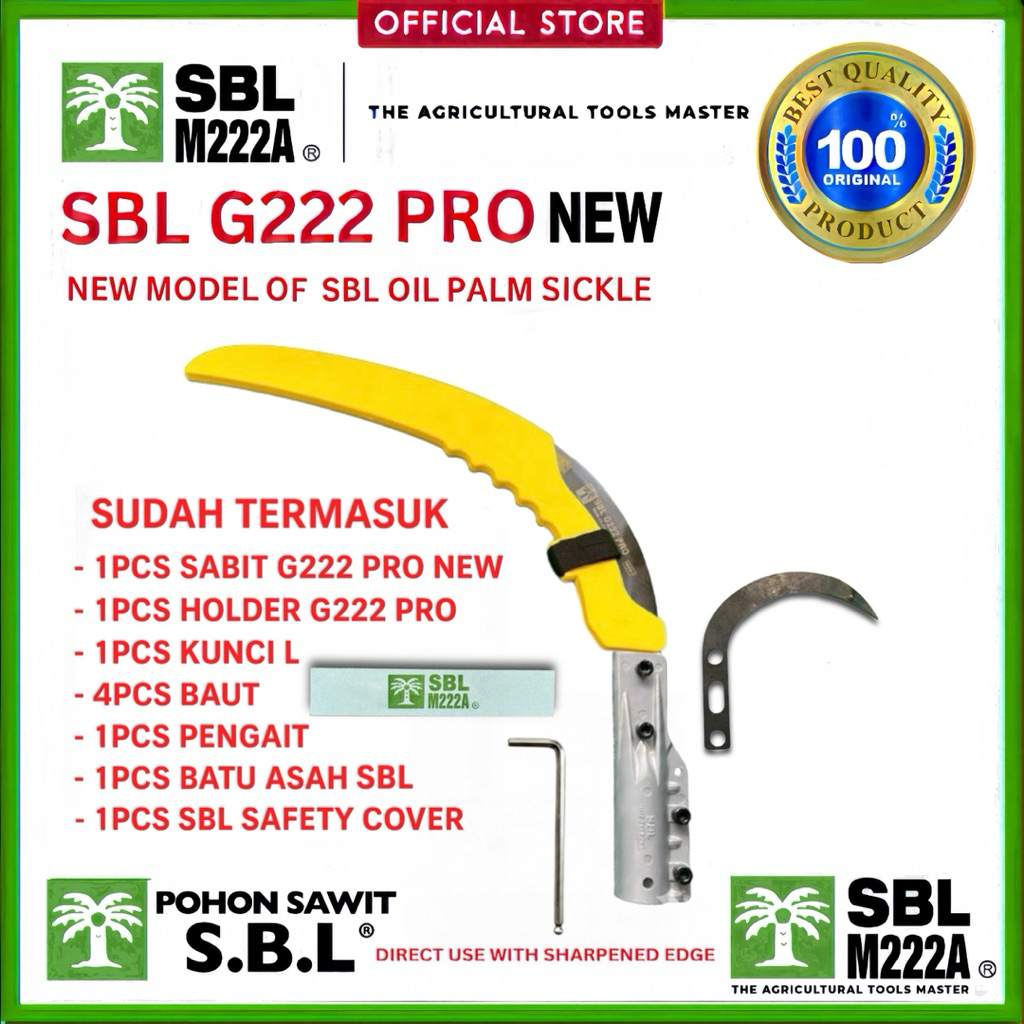 SBL G222 PRO NEW | SBL M222A | EGREK SAWIT ORIGINAL MALAYSIA