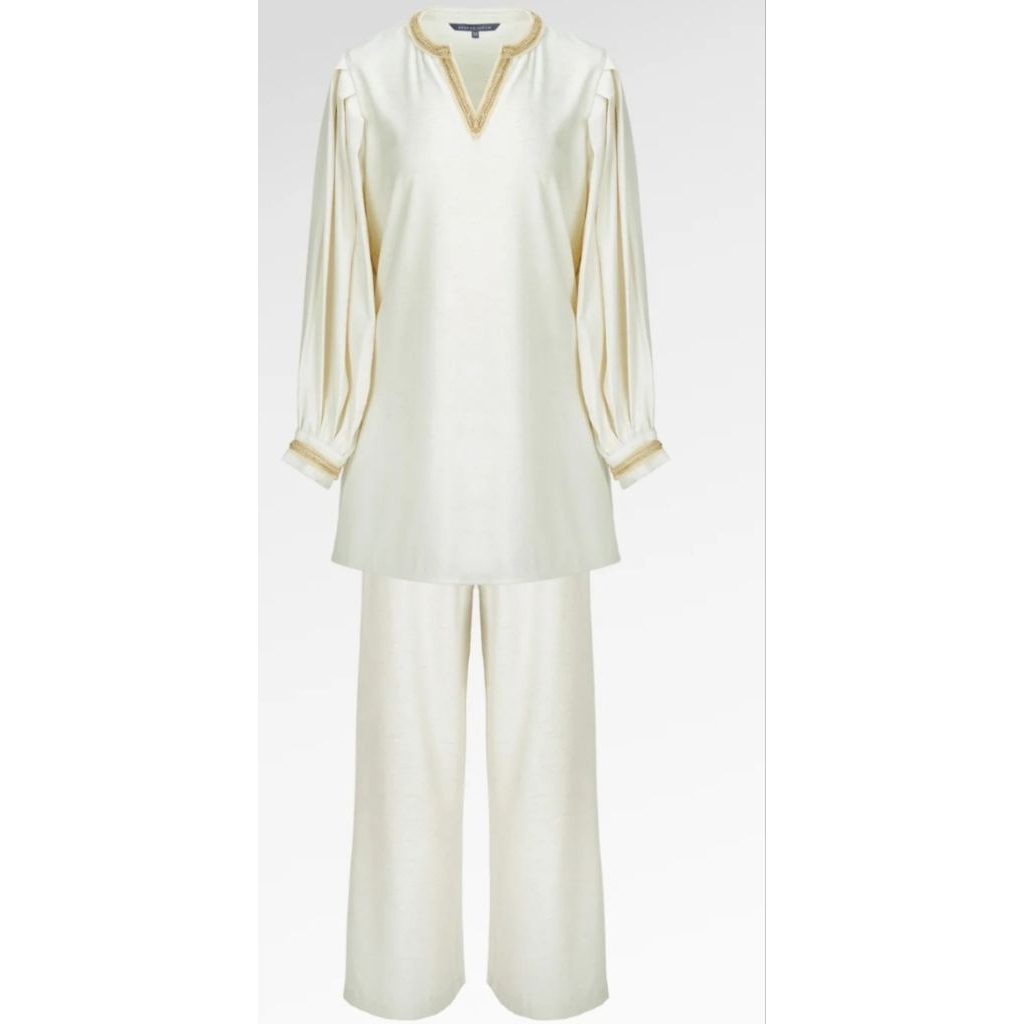 Benang Jarum Marissa Set Beige Raya Series