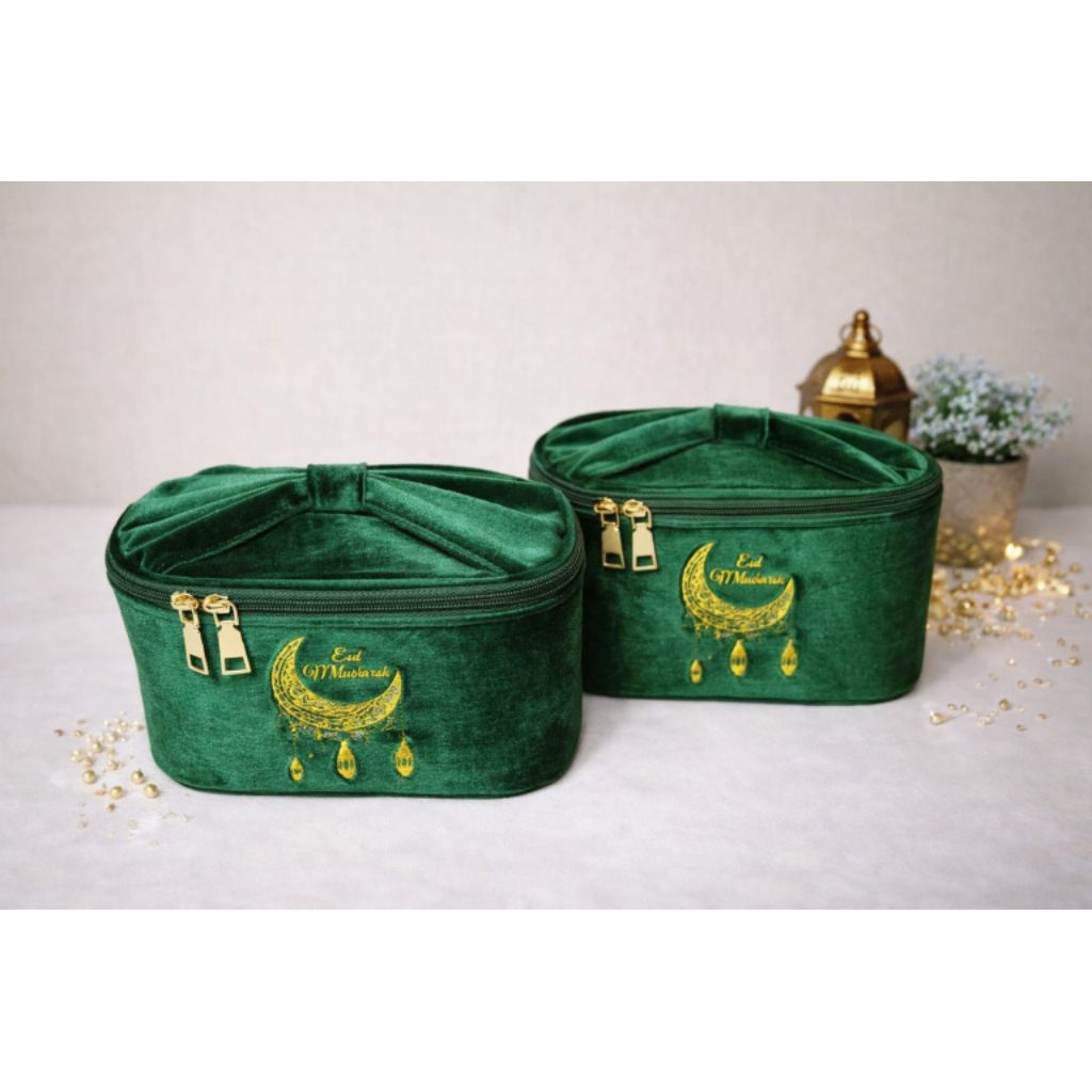 ribbon bag / tas sajadah / sajadah travel / hampers lebaran murah / hampers idul fitri / kardus leba