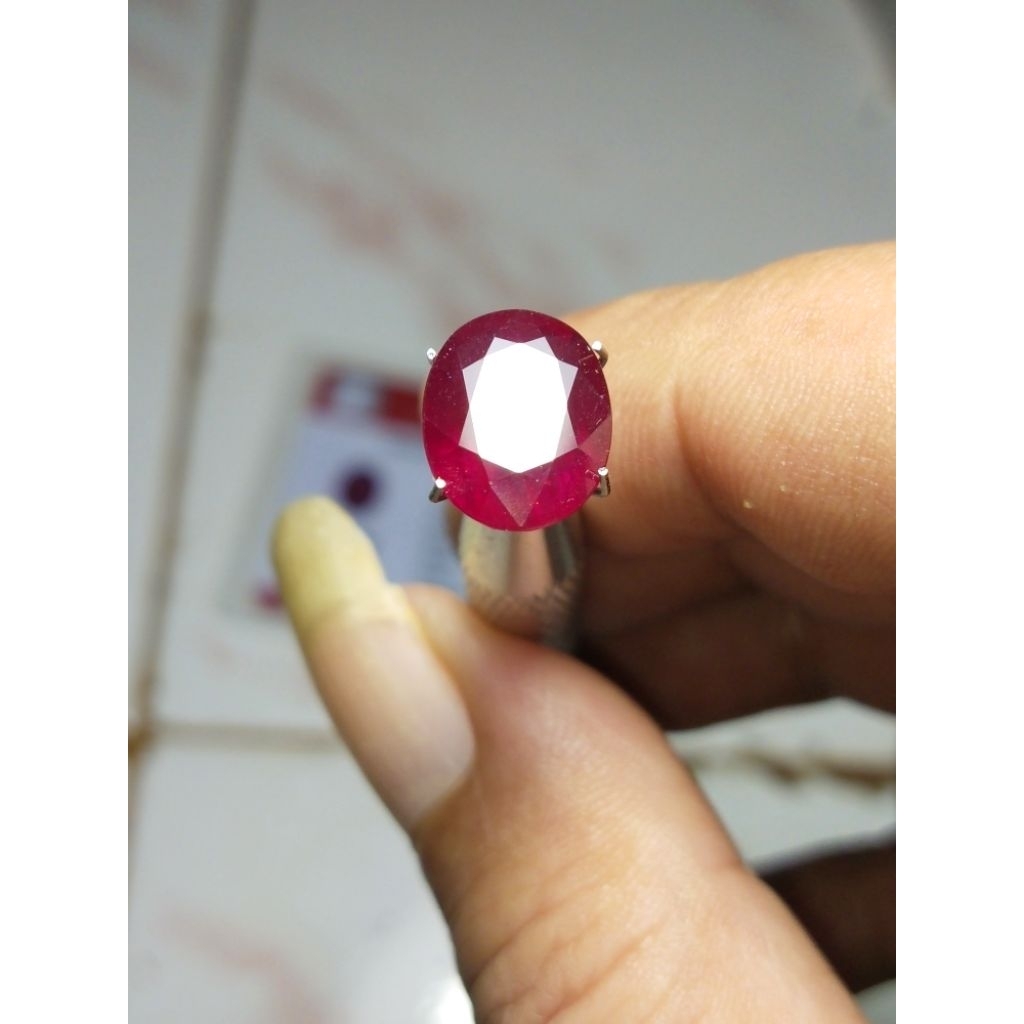 Natural Ruby Pigeon Blood 9.20 Ct Mewah Bermemo