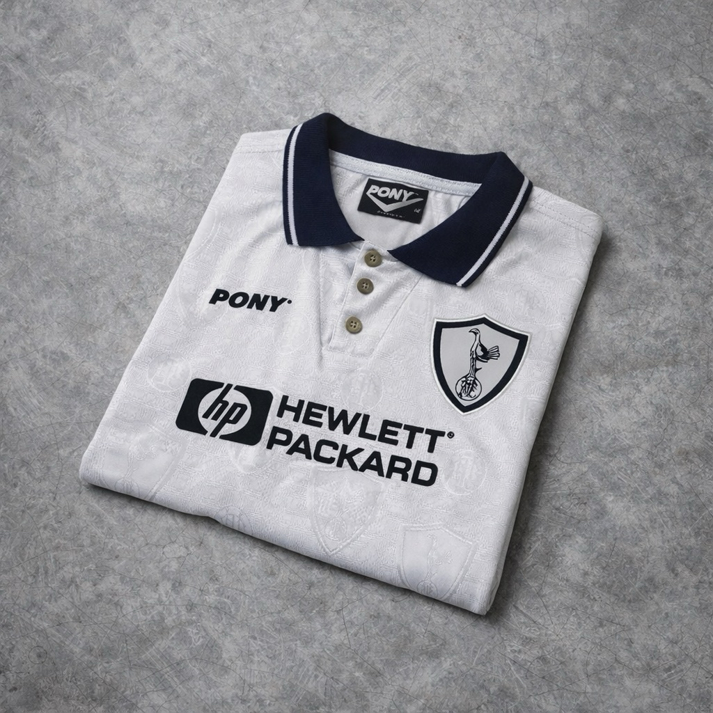 Tottenham Hostpus 95 Home Jersey | Retro | Vintage Edition | Jersey Bola | Authentic Jersey