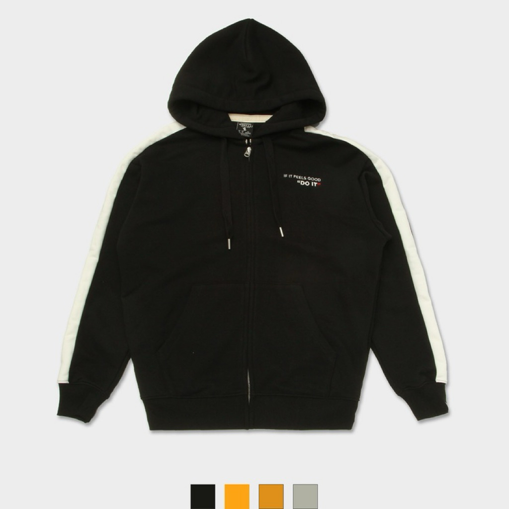 Who Au hoodie jacket zipper