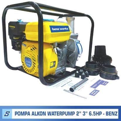 BENZ WERKZ MESIN ENGINE WATER PUMP BZ8662 BZ 8662 ROBIN POMPA ALKON AIR SAWAH 2IN 2 INCH 2 INCI 6.5H