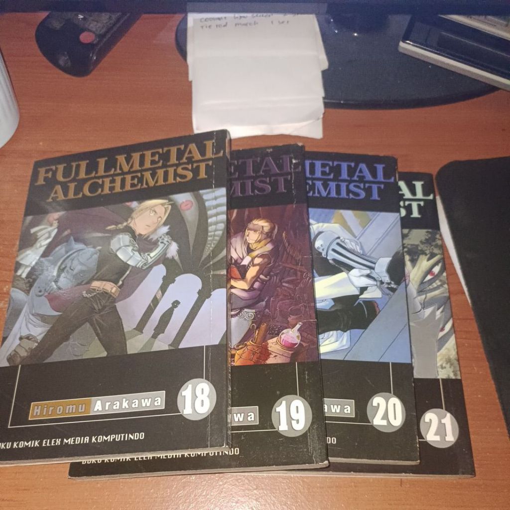 Preloved Original Komik Fullmetal Alchemist
