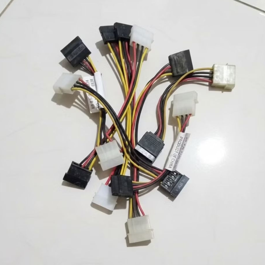Kabel power ide to sata - kabel power molex ide to sata