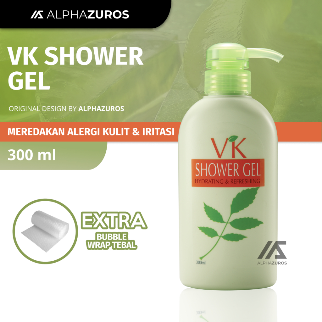 VK Shower Gel Original SH (300ml) - Sabun Mandi Cair dengan Chamomile & Licorice Menyegarkan & Melem