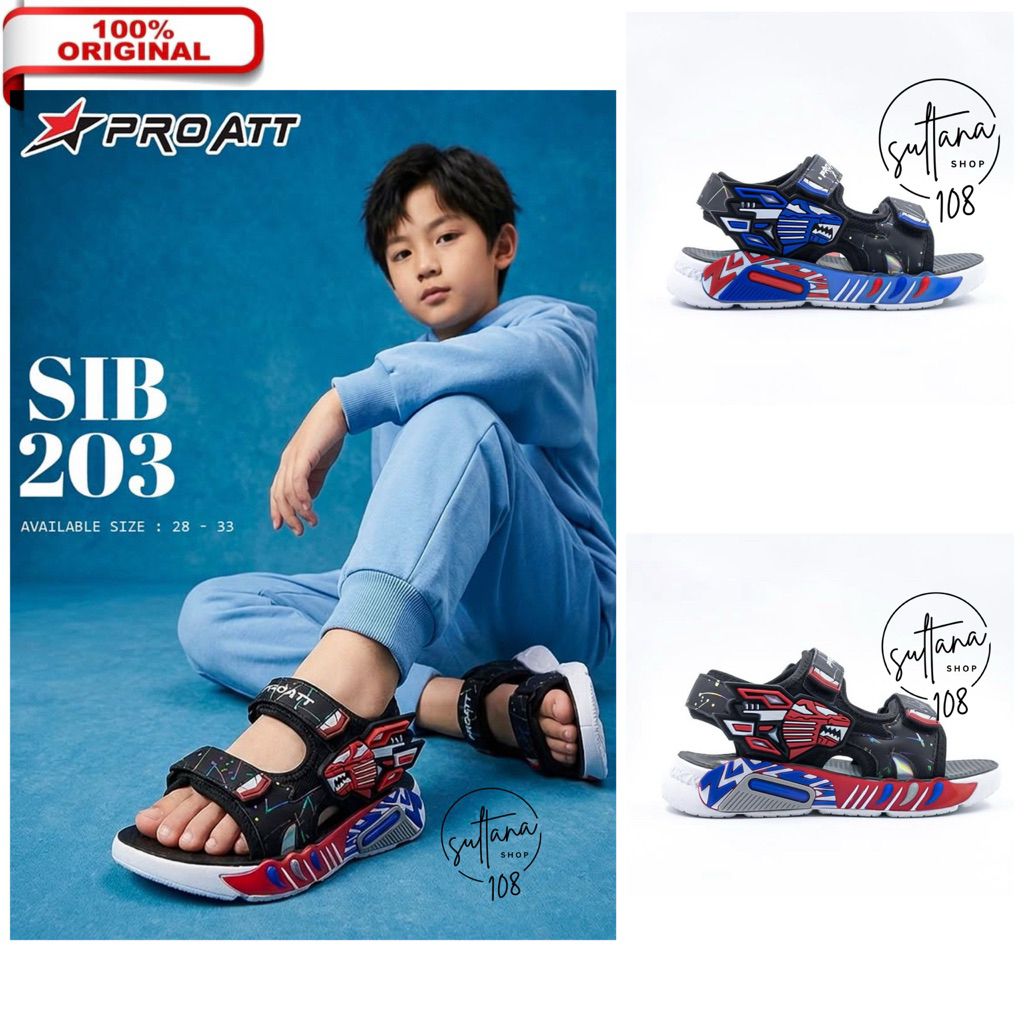 SANDAL GUNUNG ANAK PRO ATT SANDAL GUNUNG SIB 203 GRATIS GANTUNGAN KUNCI KEY CHAIN TERBARU