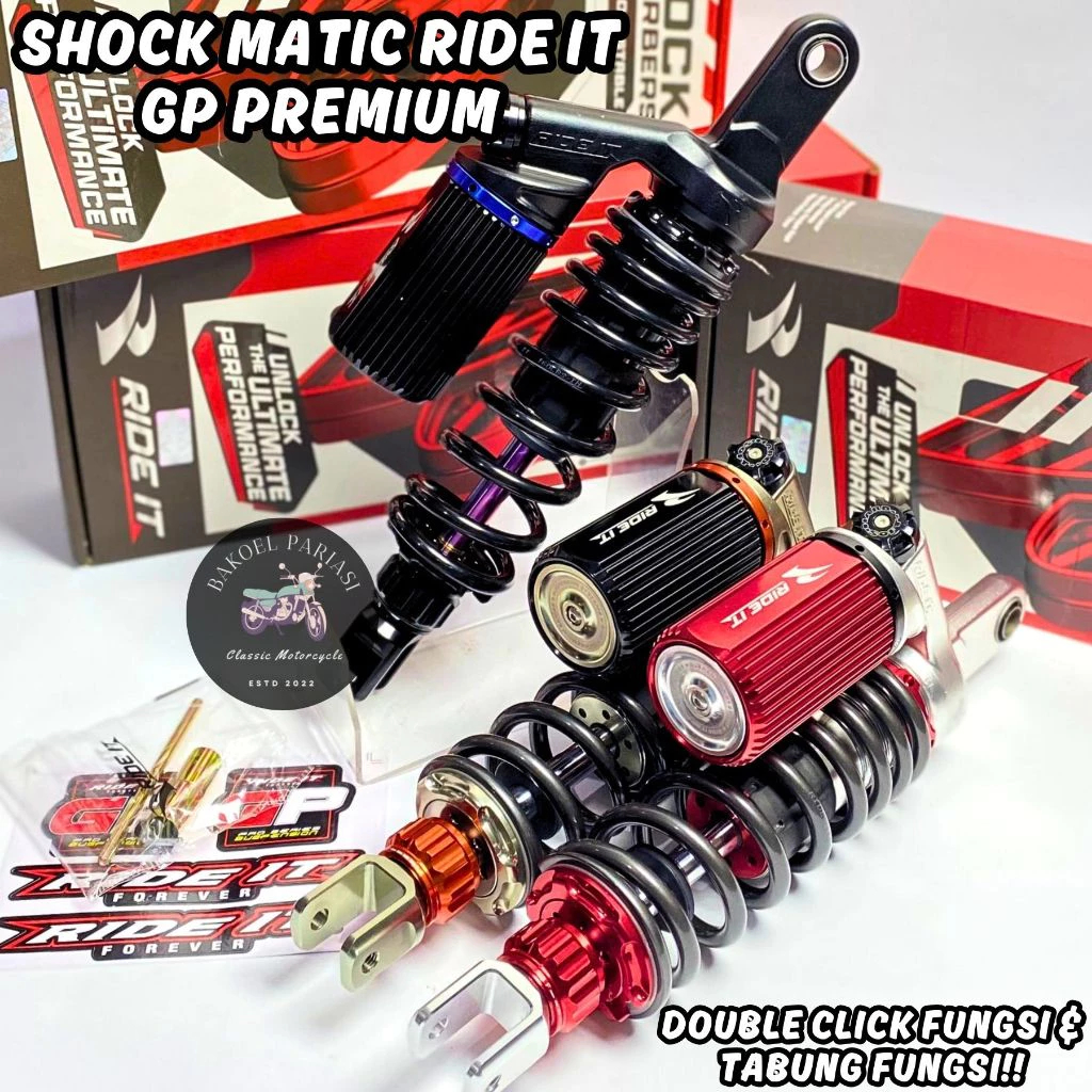 SHOCK SHOCKBREACKER RIDE IT GP PREMIUM MATIC 310 330 SKOK VARIO BEAT MIO XEON AS RAINBOW IMPORT ORI 