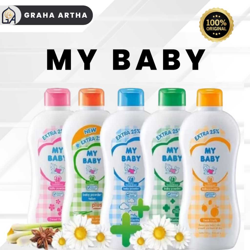 My Baby Powder 50g Bedak Bayi - Bedak Bayi 50g Bedak Bayi My Baby/My Baby Powder 50gr | Bedak Bayi |