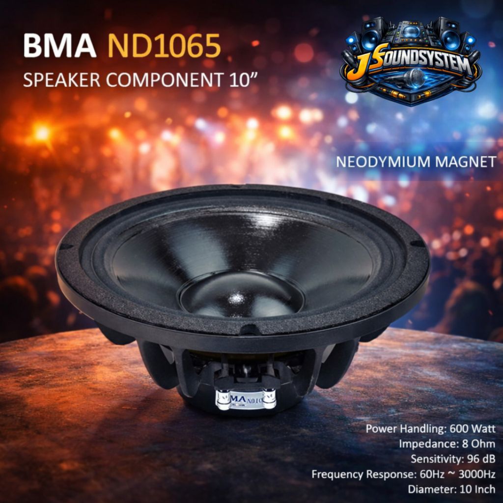 SPEAKER BMA ND1065 / SPEAKER BMA 10" / SPEAKER COMPONENT