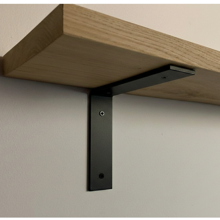 Plat Siku L Rak Dinding Serbaguna Bahan Besi Metal 10x10cm 10x15cm 10x20cm 10x25cm 10x30cm